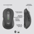 Mouse Logitech Óptico SIGNATURE M650 Grande, Inalámbrico, USB, Grafito  11