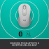 Mouse Logitech Óptico M650 L, Inalámbrico, Bluetooth, 2000 DPI, Blanco  9