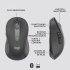 Mouse Logitech Óptico M650, Inalámbrico, Bluetooth, 2000DPI, Negro  12