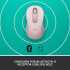 Mouse Logitech Óptico M650, Inalámbrico, Bluetooth, 2000 DPI, Rosa  9