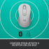 Mouse Ergonómico Logitech M650, Inalámbrico, Óptico, 2.000DPI, RF Inalámbrico, Blanco  10