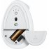 Mouse Ergonómico Logitech Lift, Inalámbrico, Óptico, 4.000DPI, RF Inalámbrico/Bluetooth, Blanco  5