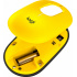 Mouse Logitech Óptico POP, Inalámbrico, Bluetooth, 4000DPI, Amarillo  5