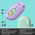Mouse Logitech Óptico POP, Inalámbrico, 4000DPI, Violeta/Menta  10