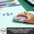 Mouse Logitech Óptico POP, Inalámbrico, 4000DPI, Violeta/Menta  8