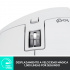 Mouse Ergonómico Logitech Óptico MX Master 3s, Inalámbrico, Bluetooth, 8000DPI, Gris Pálido  8