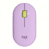 Mouse Logitech Óptico Pebble M350, Inalámbrico, Bluetooth, 1000DPI, Lila  1
