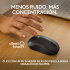 Mouse Logitech Óptico M240 Silent, Inalámbrico, Bluetooth, 4000DPI, Grafito  3