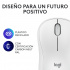Mouse Logitech Óptico M240 Silent, Inalámbrico, Bluetooth, 4000 DPI, Blanco  8