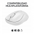 Mouse Logitech Óptico M240 Silent, Inalámbrico, Bluetooth, 4000 DPI, Blanco  6
