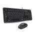 Kit de Teclado y Mouse Logitech MK120, Alámbrico, USB, Negro (Inglés)  1