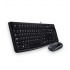 Kit de Teclado y Mouse Logitech MK120, Alámbrico, USB, Negro (Inglés)  2