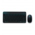 Kit de Teclado y Mouse Logitech MK240, Inalámbrico, USB, Negro/Azul