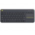 Teclado Logitech Touch K400 Plus, Inalámbrico, USB, Negro (Inglés)  1