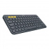Teclado Logitech K380, Inalámbrico, Bluetooth, Negro (Español)  1