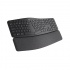 Teclado Logitech Ergo K860, Inalámbrico, RF Wireless/Bluetooth, Negro (Inglés)  1