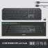 Teclado Logitech MX Keys, Inalámbrico, RF + Bluetooth, Negro (Español)  10