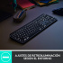 Teclado Logitech MX Keys, Inalámbrico, RF + Bluetooth, Negro (Español)  3