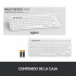 Teclado Logitech K380, Inalámbrico, Bluetooth, Blanco (Español)  2