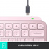 Teclado Logitech Mx Keys Mini, Inalámbrico, RF Wireless/Bluetooth, Rosa (Español)  10