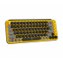 Teclado Logitech Pop Keys, Teclado Mecánico, Inalámbrico, Negro/Gris/Amarillo (Español) ― Producto completo y nuevo, solo tiene la caja maltratada.  3