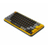 Teclado Logitech Pop Keys, Teclado Mecánico, Inalámbrico, Negro/Gris/Amarillo (Español) ― Producto completo y nuevo, solo tiene la caja maltratada.  2