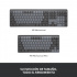 Teclado Logitech MX Mechanical, Inalámbrico, Bluetooth, Grafito (Español)  12