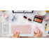 Teclado Logitech K380, Inalámbrico, Bluetooth, Lavanda (Español)  7