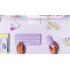 Teclado Logitech K380, Inalámbrico, Bluetooth, Lavanda (Español)  9