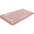 Teclado Logitech PEBBLE KEYS 2 K380S, Inalámbrico, Bluetooth, Rosa (Inglés)  2