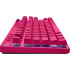 Teclado Gamer Logitech PRO X 2 TKL LED RGB TKL, Teclado Mecánico, Logitech GX Brown, Inalámbrico, USB/RF Inalámbrico/Bluetooth, Rosa, Inglés - Imagen adicional 2