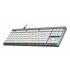 Teclado Gamer Logitech G515 LED RGB TKL, Teclado Mecánico, Logitech Tactile, Alámbrico, USB, Blanco, Inglés   4
