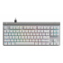 Teclado Gamer Logitech G515 LED RGB TKL, Teclado Mecánico, Logitech Tactile, Alámbrico, USB, Blanco, Inglés   1
