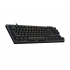 Teclado Gamer Logitech PRO X TKL RAPID LED RGB TKL, Alámbrico, USB, Negro, Inglés  2
