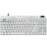 Teclado Gamer Logitech PRO X TKL RAPID LED RGB TKL, Teclado Mecánico, Magnéticos Analógicos, Alámbrico, USB/Bluetooth, Blanco, Inglés