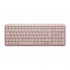 Teclado Logitech K250, Inalámbrico, Bluetooth, Rosa, Español  1