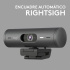 Logitech Webcam Brio 500 con Micrófono, 4MP, 1920 x 1080 Píxeles, USB-C, Negro  10