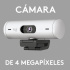 Logitech Webcam Brio 500 con Micrófono, 4MP, 1920 x 1080 Píxeles, USB-C, Blanco  7
