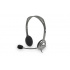 Logitech Audífonos con Micrófono H111, Alámbrico, 3.5mm, Gris