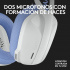 Logitech Audífonos Gamer G435 para PC/PS4/PS5, Inalámbrico, USB-A, Blanco/Lila  11
