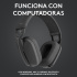 Logitech Audífonos con Micrófono Zona Vibe 100, Bluetooth, Inalámbrico, USB-C, Negro ― Producto incompleto (Sin caja original) - Imagen adicional 7