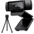 Logitech Webcam HD Pro C920 con Micrófono, Full HD, 1920 x 1080 Pixeles, USB 2.0, Negro ― Incluye Tripode  1