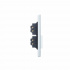 Lucek Placa con Apagador BP02-KB, 2 Interruptores, 127, 16A, Blanco - Imagen adicional 1