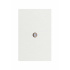 Lucek Placa de Pared BF18-B, 1 Puerto Coaxial, Blanco  1