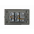 Lucek Tomacorriente BF20-P, 2 Enchufes + 1 Apagador, 110 - 250V, 15A, Gris  2