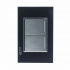 Lucek Placa con Apagador BP02-KN, 2 Interruptores, 127 - 250V, 16A, Negro Mate  1