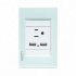 Lucek Tomacorriente BP05-CCB, 1 Enchufe + 2x USB-A, 110 - 250V, 15A, Cristal Blanco  1