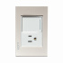 Lucek Tomacorriente BP07-CDM, 1 Enchufe + 1 Apagador, 250V, 16A, Marfil  1