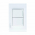 Lucek Placa con Apagador BP09-KB, 2 Interruptores, 127 - 250V, 16A, Blanco  1