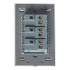 Lucek Placa con Apagador BP10-CDM, 3 Interruptores, 110 - 250V, 15A, Cristal Dorado  3
